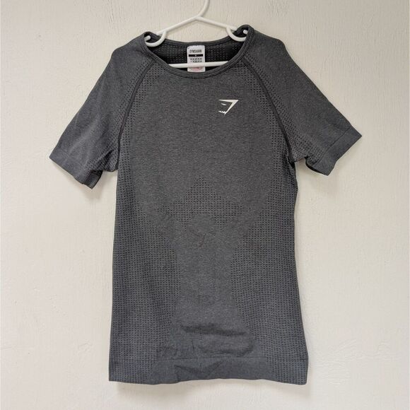 Gymshark Seamless T-Shirt Tee Women's Medium Smokey Grey - Picture 1 of 6